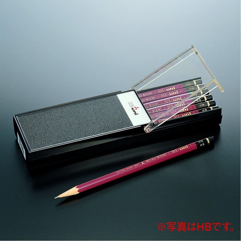 三菱鉛筆 ハイユニ 鉛筆 2B 1ダース