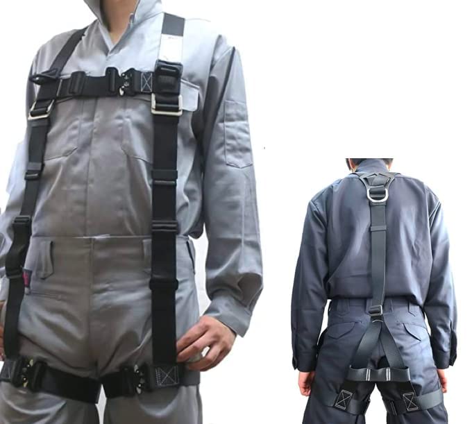 フルハーネス安全帯 Y型 Mサイズ（160-180cm）黒 準拠品
