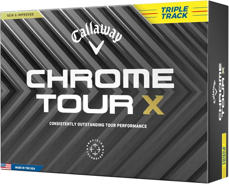 キャロウェイ ゴルフボール CHROME TOUR X 4ピース 1ダース(12個入)