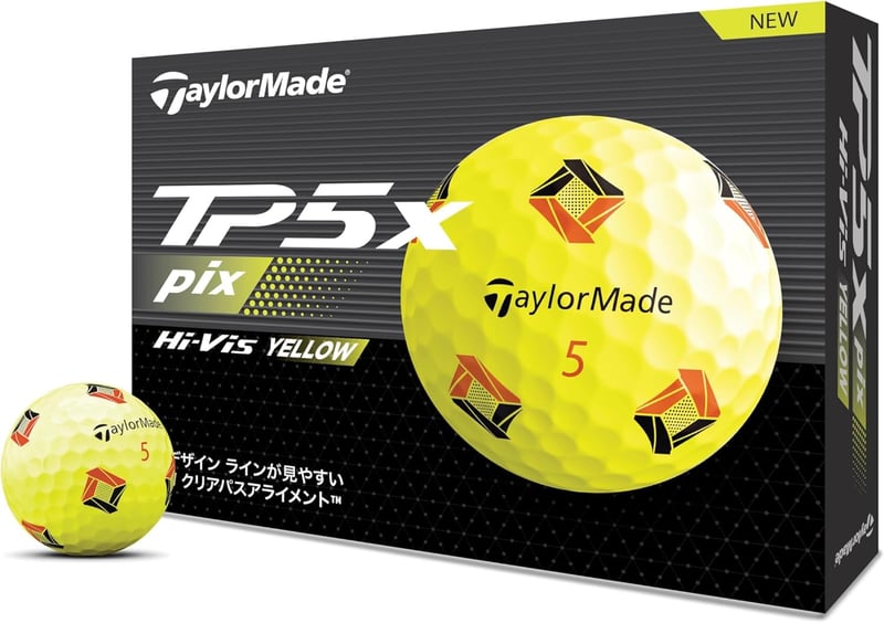 2024年モデル テーラーメイド TMJ24 TP5 ゴルフボール 12個入り