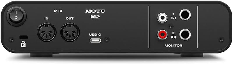 MOTU M2 USBオーディオインターフェース（2in2out）｜iPhone/iPad対応・ゲーミング用