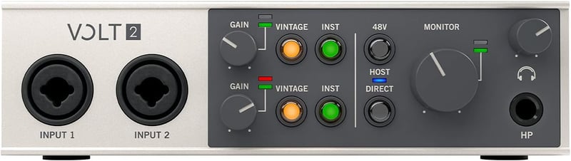 UNIVERSAL AUDIO VOLT 2 国内正規品 ミキサーおよびオーディオインターフェース