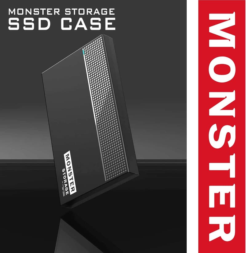 ポータブル2.5インチ外付けHDD/SSDケース SATA3.0対応 大容量ストレージ対応 UASP搭載