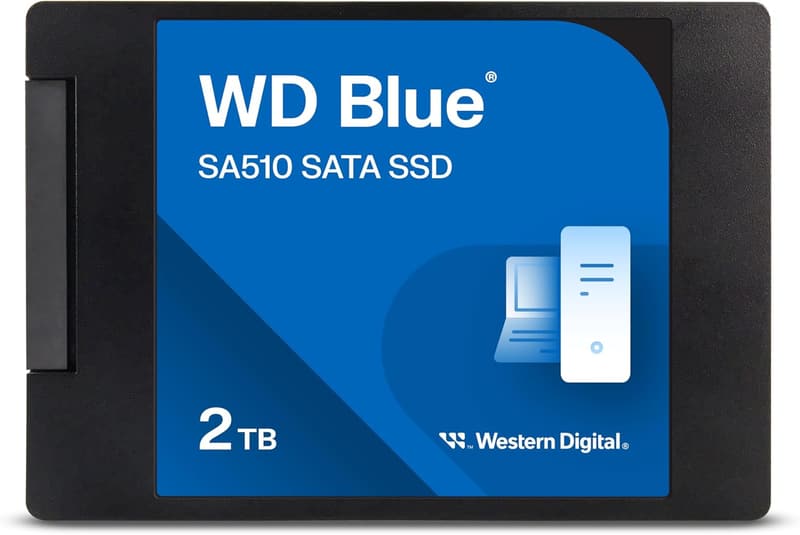 WD Blue SA510 2TB 内蔵SSD - SATA III 6Gbps、2.5インチ、最大560MB/s