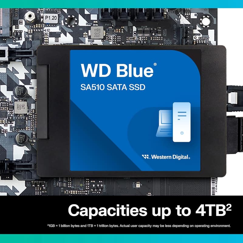 WD Blue SA510 2TB 内蔵SSD - SATA III 6Gbps、2.5インチ、最大560MB/s