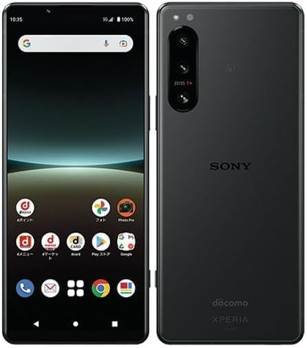 SONY Xperia 5 IV（128GB/8GB/6.1インチ・ブラック）Ⅱバッテリー5000mAh・2022年秋モデル