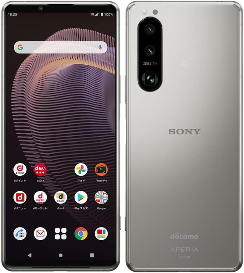 整備済み品 SONY Xperia 5 III（フロストシルバー） 6.1インチ 128GB ROM 8GB RAM Android 11