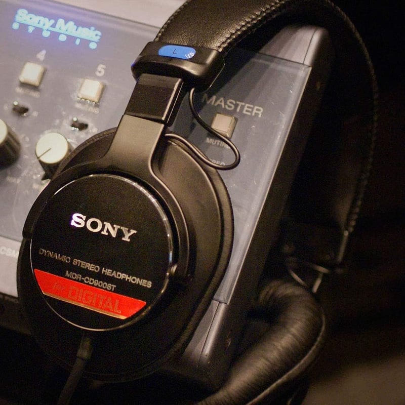SONY 密閉型スタジオモニターヘッドホン MDR-CD900ST ブラック