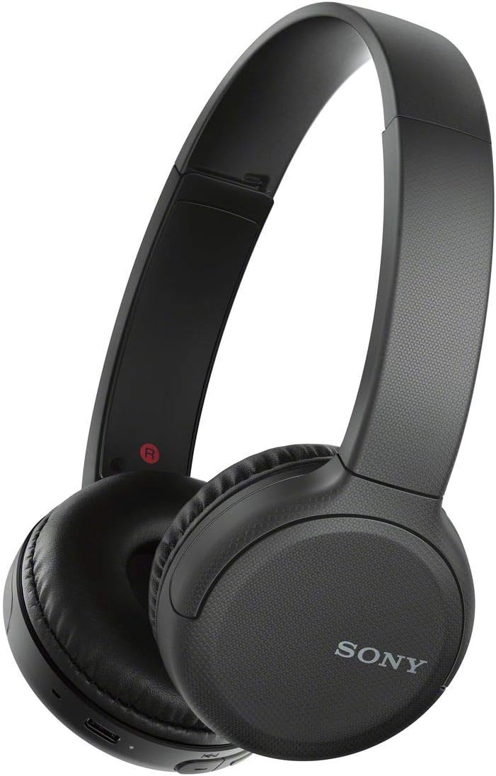 Bluetoothワイヤレスヘッドホン WH-CH510 - 35時間再生、AAC対応、マイク付き（ブラック）