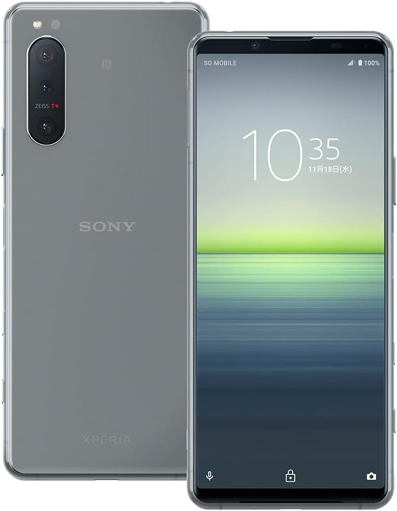 ソニー Xperia 5 II グレー SIMフリー スマートフォン【日本正規代理店品】