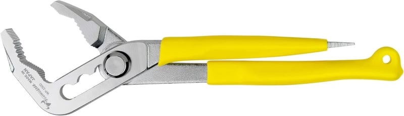 ツノダ製 小型ウォーターポンププライヤー（パイプ外径40mmまで、150mm、ドライバー付）