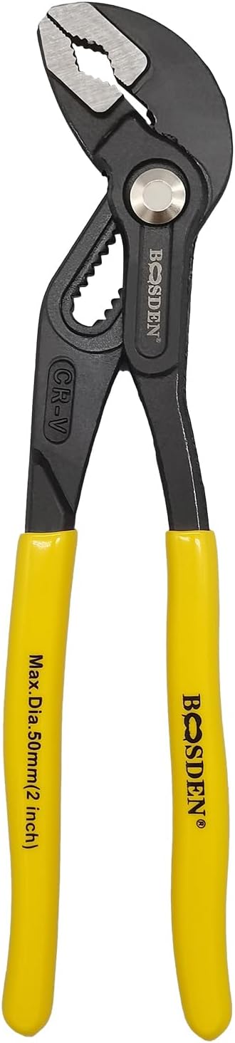 ウォーターポンププライヤー 最大開口73mm 配管工事用工具
