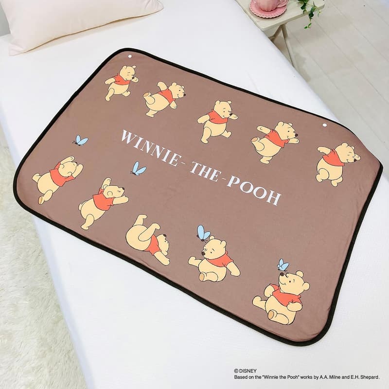 ディズニー くまのプーさん シープボア膝掛けブランケット 70x100cm
