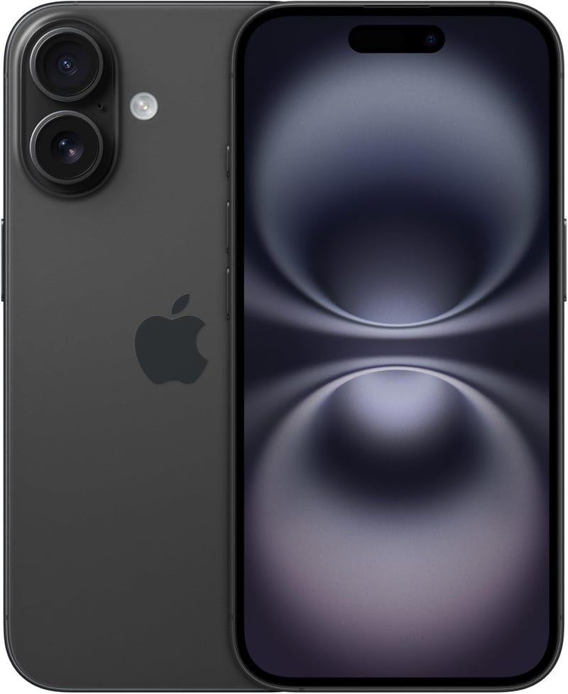 SIMフリー 5G対応 ブラック Apple iPhone 16 (128GB)