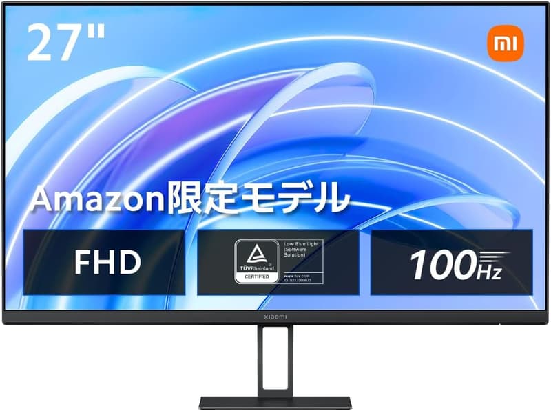 Xiaomi 27インチ フルHDモニター A27i 100Hz HDR10 ブルーライトカット VESAマウント対応