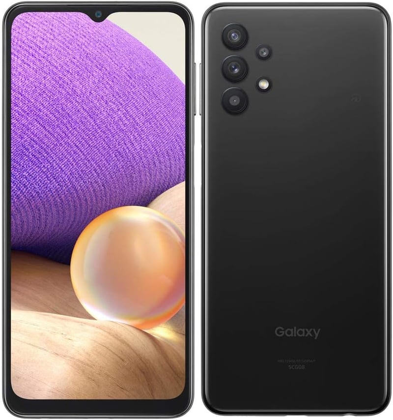 au Galaxy A32 5G SIMフリー スマートフォン 本体（オーサムブラック）