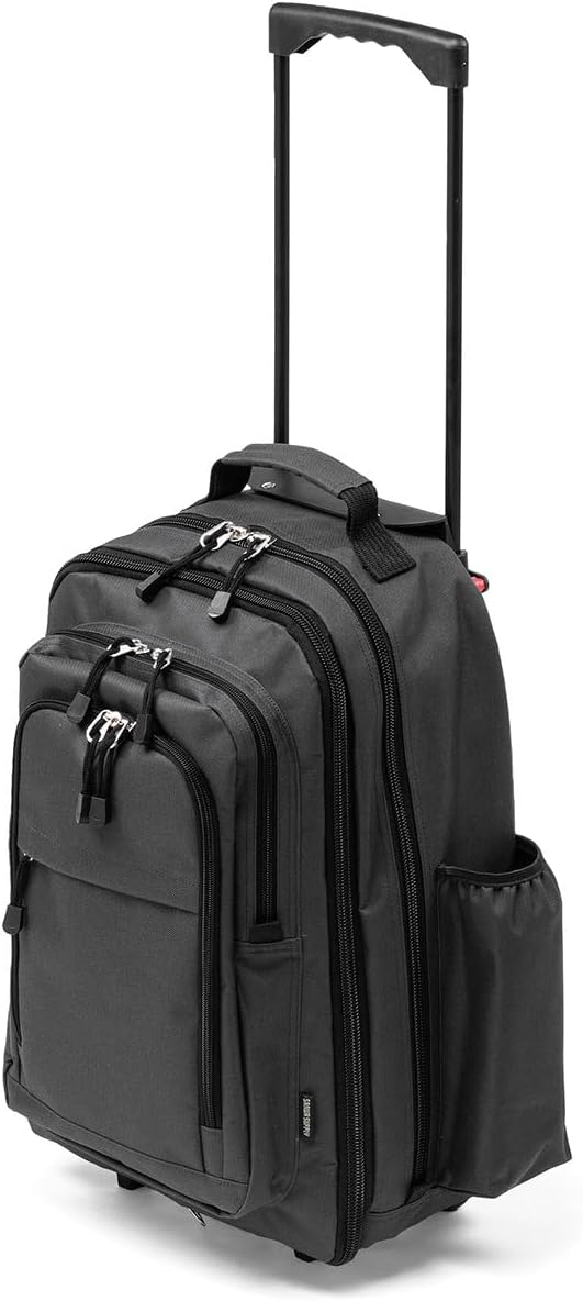 機内持ち込み対応 大容量リュック 33～48L 13.3型PC収納 ブラック