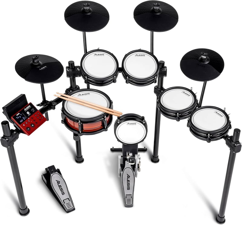 Alesis Nitro Pro XL 電子ドラムセット - 静音メッシュパッド・Bluetooth対応・500以上のBFDサウンド