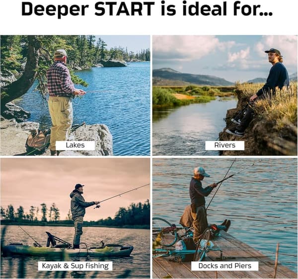 Deeper START キャスタブルWi-Fi魚群探知機 - レクリエーション釣り用
