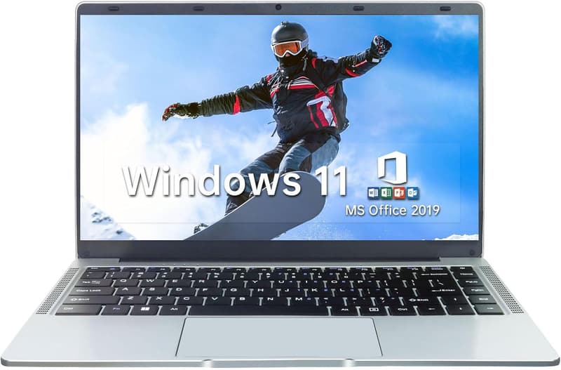 初心者向け 14インチ薄型ノートパソコン【Windows 11 Pro・MS Office 2019搭載】8Gメモリ・1000G SSD・FHDディスプレイ・無線LAN・カメラ付き・日本語キーボードフィルム・ワイヤレスマウス付