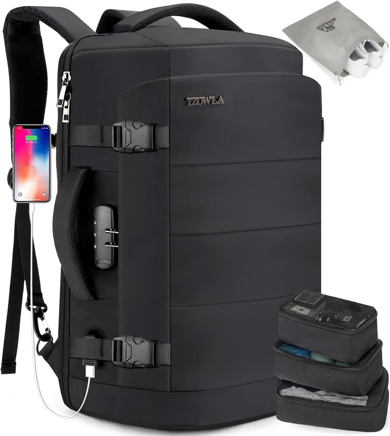 旅行用ラップトップバックパック 40L メンズ・レディース用