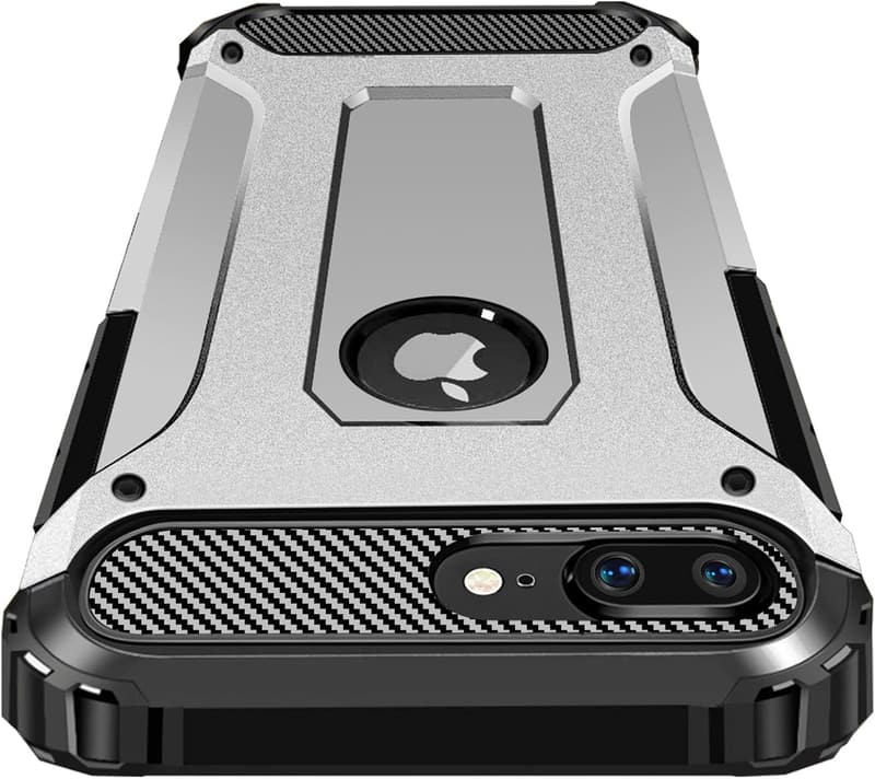 iPhone 8 Plus 対応 軽量薄型 薄型クリアケース 耐衝撃 TPU 米軍MIL規格 防塵 落下防止オシャレケース