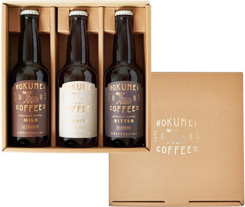 アイスコーヒー飲み比べギフトセット 330ml×3本 専用BOX・ポストカード付