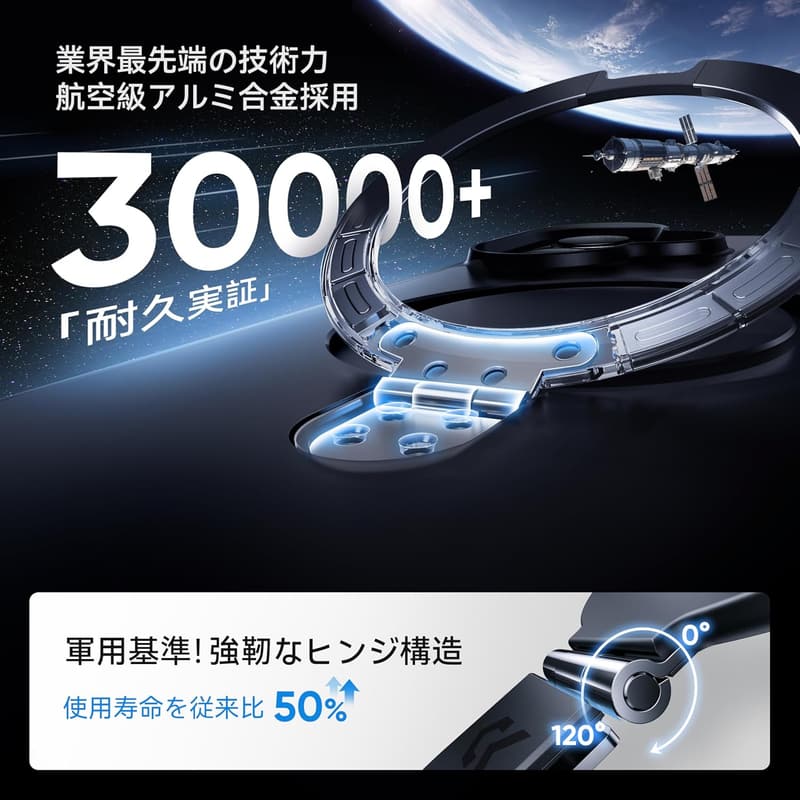 8周年記念 CASEKOO iPhone 16 Plus 用 4in1ケース マット仕上げ MagSafe対応 黒