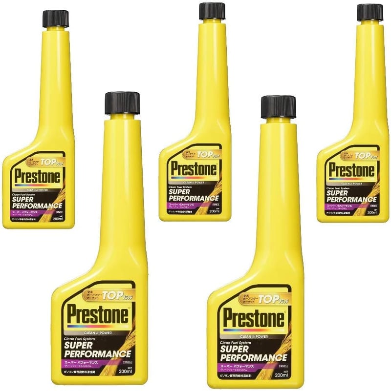 スーパーパフォーマンス ガソリン添加剤 200ml x 5本セット【Amazon限定】