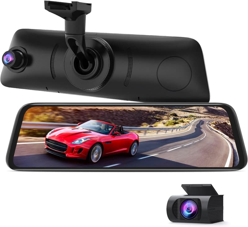 最新ドライブレコーダー ミラー型 GPS対応 広角レンズ 超暗視 駐車監視 送料無料