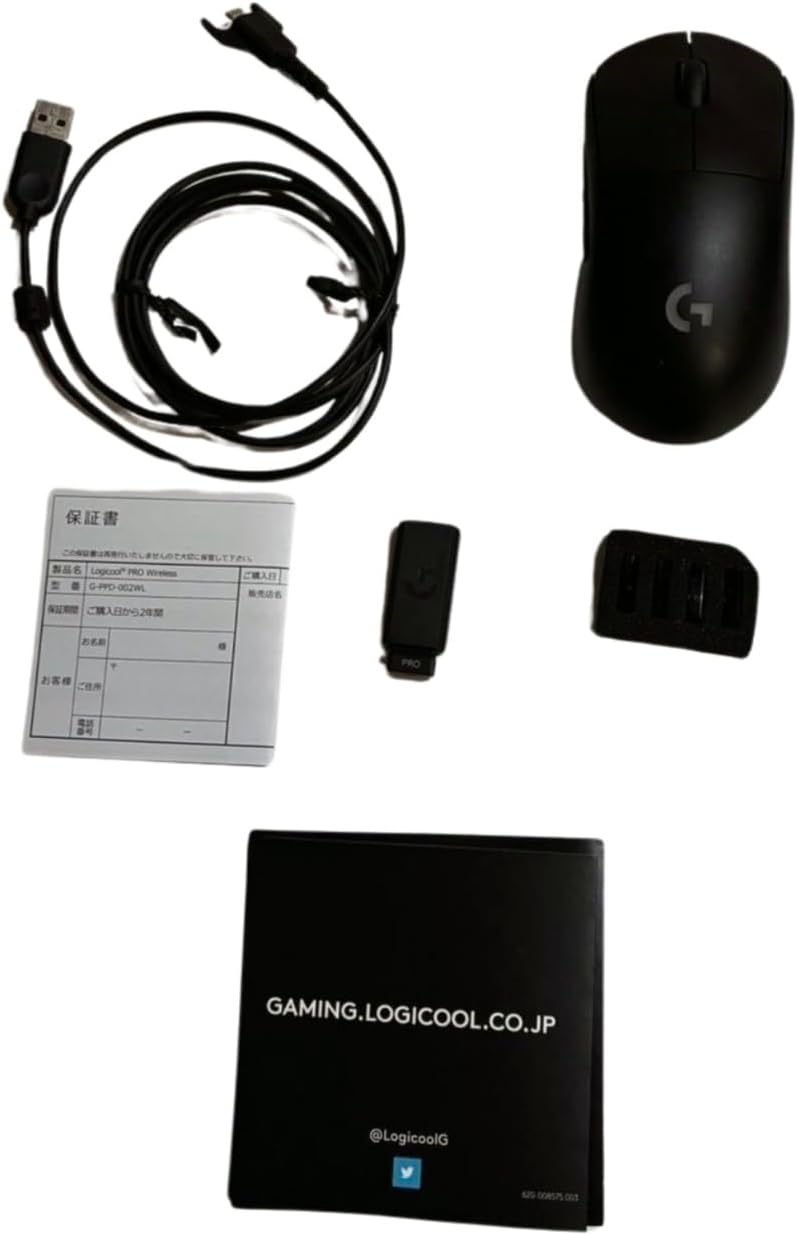 Logicool G Pro 無線ゲーミングマウス HERO 16Kセンサー 軽量 80g ブラック