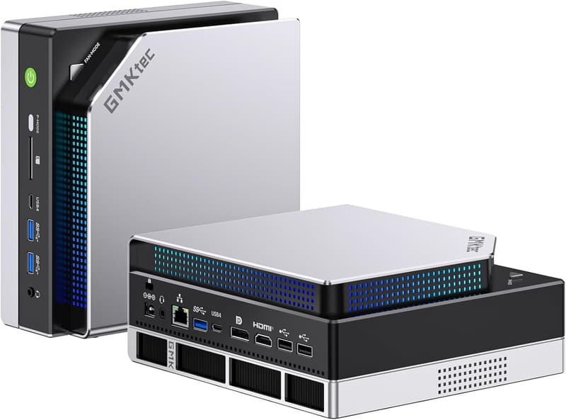 GMKtec EVO-X2 AIミニPC AMD Ryzen AI Max+ 395、128GB LPDDR5X＋2TB SSD、Windows 11 PRO、静音ビジネス＆ゲーミング向け