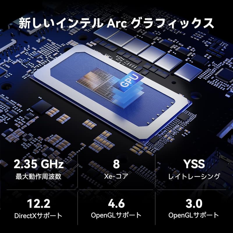 GEEKOM AI mini PC GT1 Mega - Intel Core U9-185H, 32GB DDR5, 2TB SSD, 最大8K出力