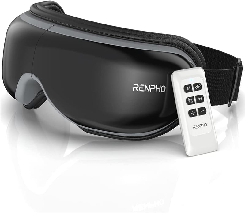 RENPHO エアアイウォーマー USB充電式 目元エステ ホットアイマスク 男女兼用 5モード 音声ガイド付き