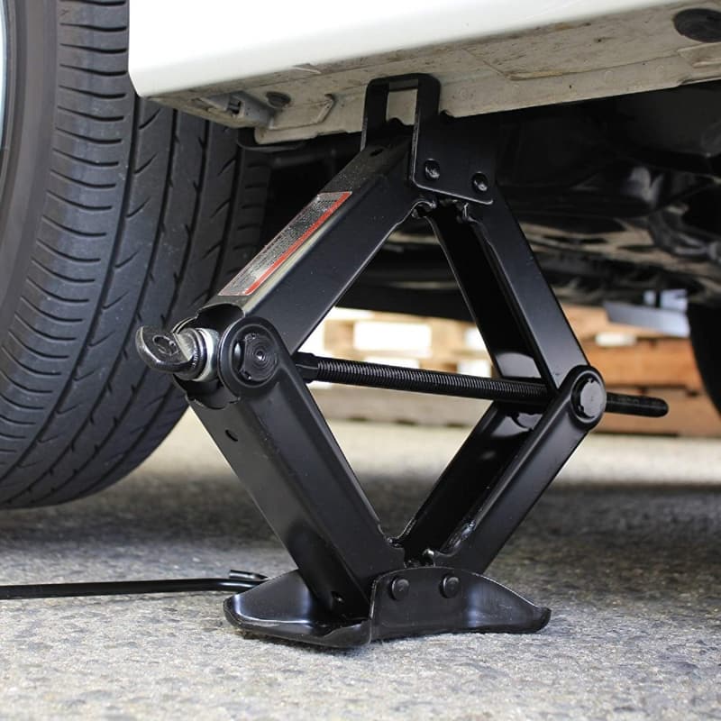 メルテック 車用 機械式パンタジャッキ 2t 最大400mm 最低100mm ストローク300mm FJ-20
