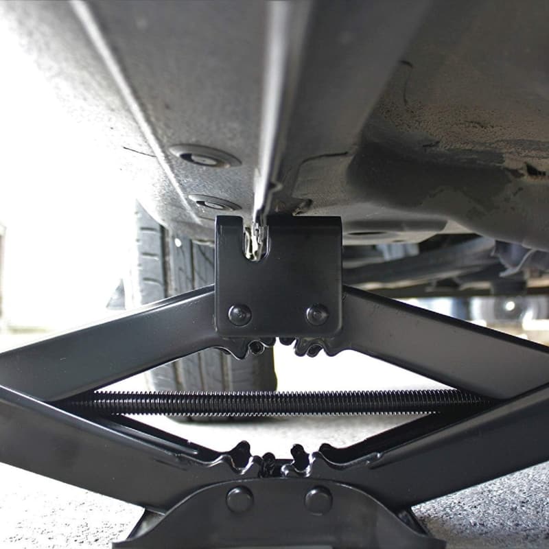 メルテック 車用 機械式パンタジャッキ 2t 最大400mm 最低100mm ストローク300mm FJ-20