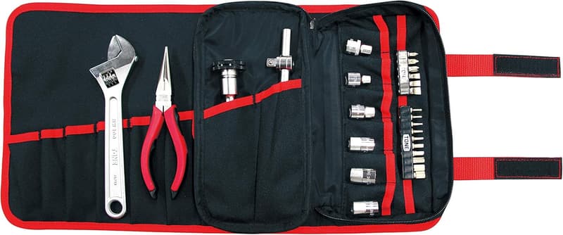 TONEツールバッグセット TSA3170（差込角9.5mm＆ビット差込）ブラック 27点入り