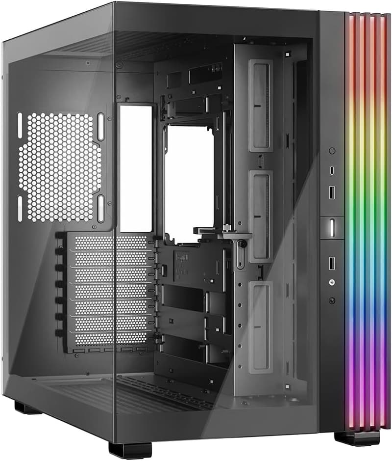 ATXミドルタワーPCケース「Light Base 600 DX Black」 (ファン無し)
