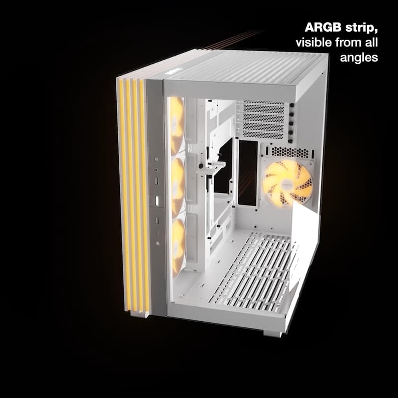 ATXミドルタワーPCケース「Light Base 600 DX Black」 (ファン無し)