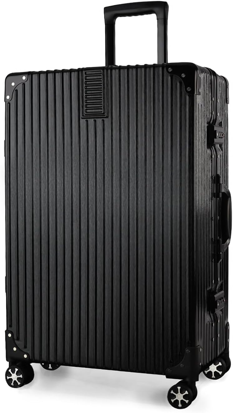 大型スーツケース 旅行用品 TSAロック搭載 超軽量 61L ブラック