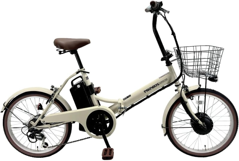 折りたたみ電動アシスト自転車 20インチ シマノ6段変速 リチウムイオンバッテリー7.8Ah【型式認定・公道走行可】【メーカー保証1年】P-206E