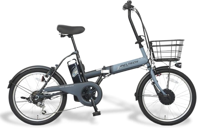 折りたたみ電動アシスト自転車 20インチ シマノ外装6段変速【簡易組立】