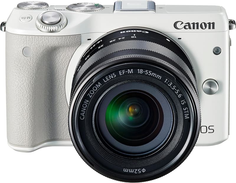 Canon EOS M3 ミラーレス一眼カメラ レンズキット ホワイト EF-M18-55mm F3.5-5.6 IS STM付き