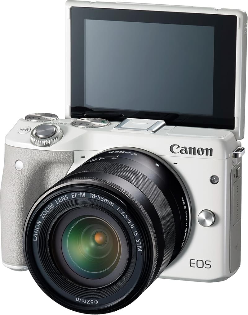 Canon EOS M3 ミラーレス一眼カメラ レンズキット ホワイト EF-M18-55mm F3.5-5.6 IS STM付き