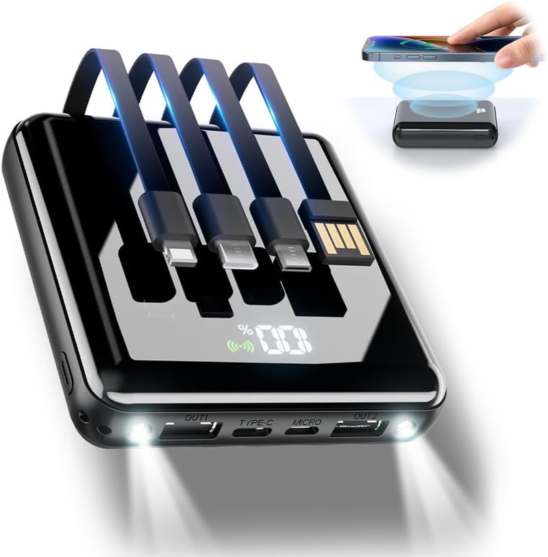 旅行必携モバイルバッテリー 20800mAh 大容量 3Way充電対応 LED残量表示 PSE認証 携帯充電器