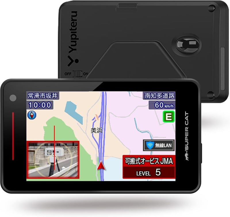 レーザー＆レーダー探知機 Yupiteru YK-2100互換品 無線LAN搭載 フルスペック 日本製
