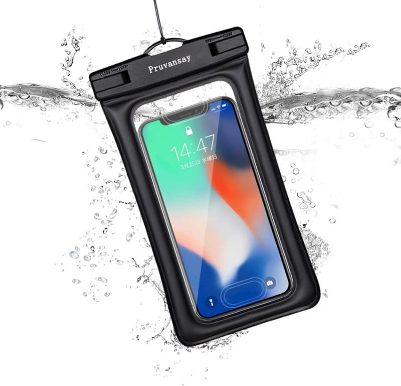 防水ケース【IPX8認定】スマホ用 360°保護 タッチ可 顔認証対応 7インチ以下全機種対応