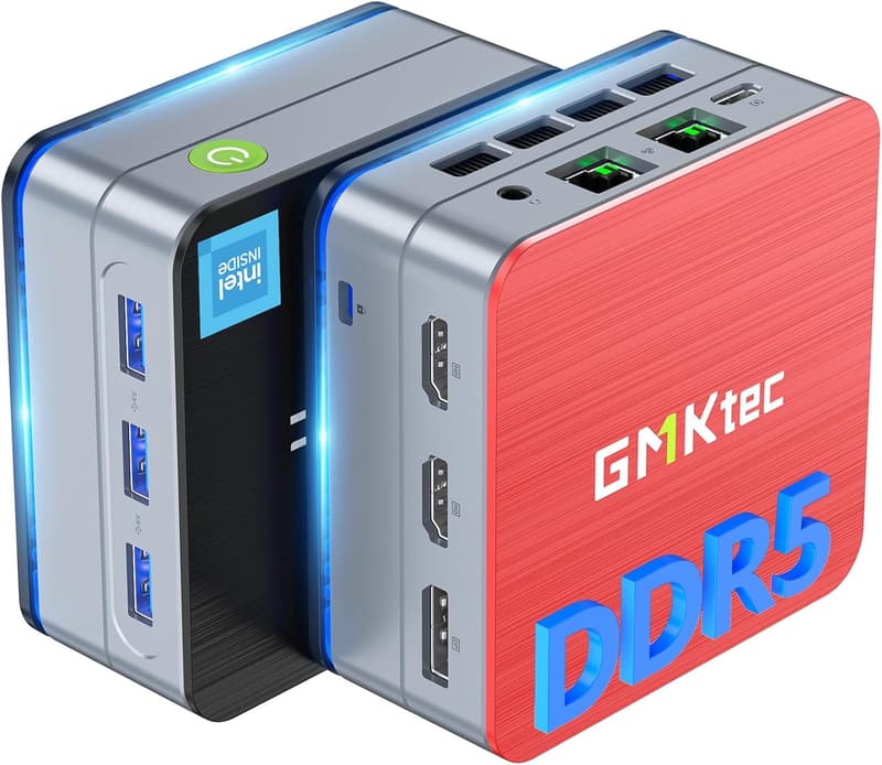 最新第12世代インテル N150 ミニPC Windows 11 Pro, DDR5 12GB+512G SSD, 小型静音設計