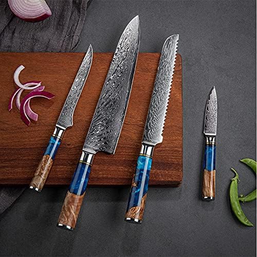 ダマスカス V金10号 牛刀 240mm 美しい67層ステンレス 肉切り包丁