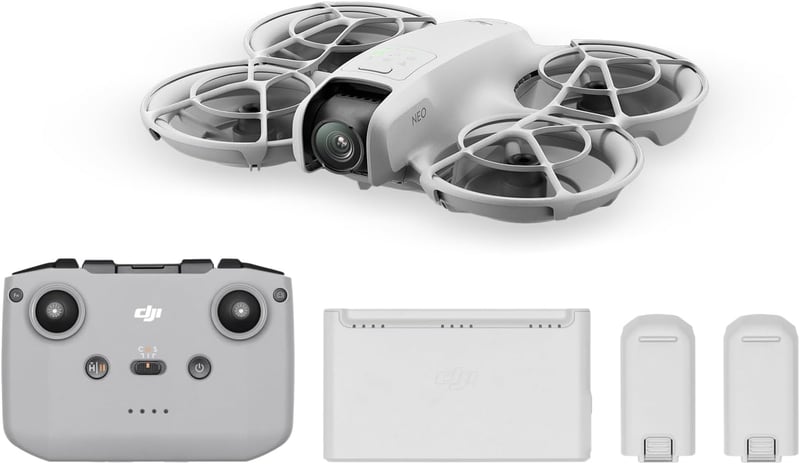 DJI Neo Fly More コンボ 4K UHDカメラ付き小型ドローン 自動追跡・手ぶれ補正 バッテリー3個・合計54分飛行